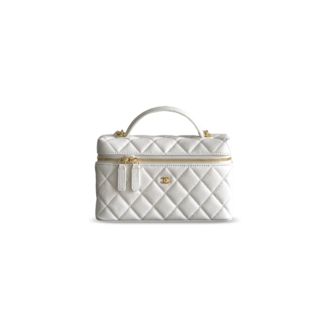 CHANEL VANITY CASE WITH CHAIN BAG GOATSKIN AP5100 (19.5*17*5cm)